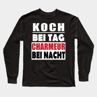 Koch Chefkoch Gemüse Küche Profi Kochen Long Sleeve T-Shirt